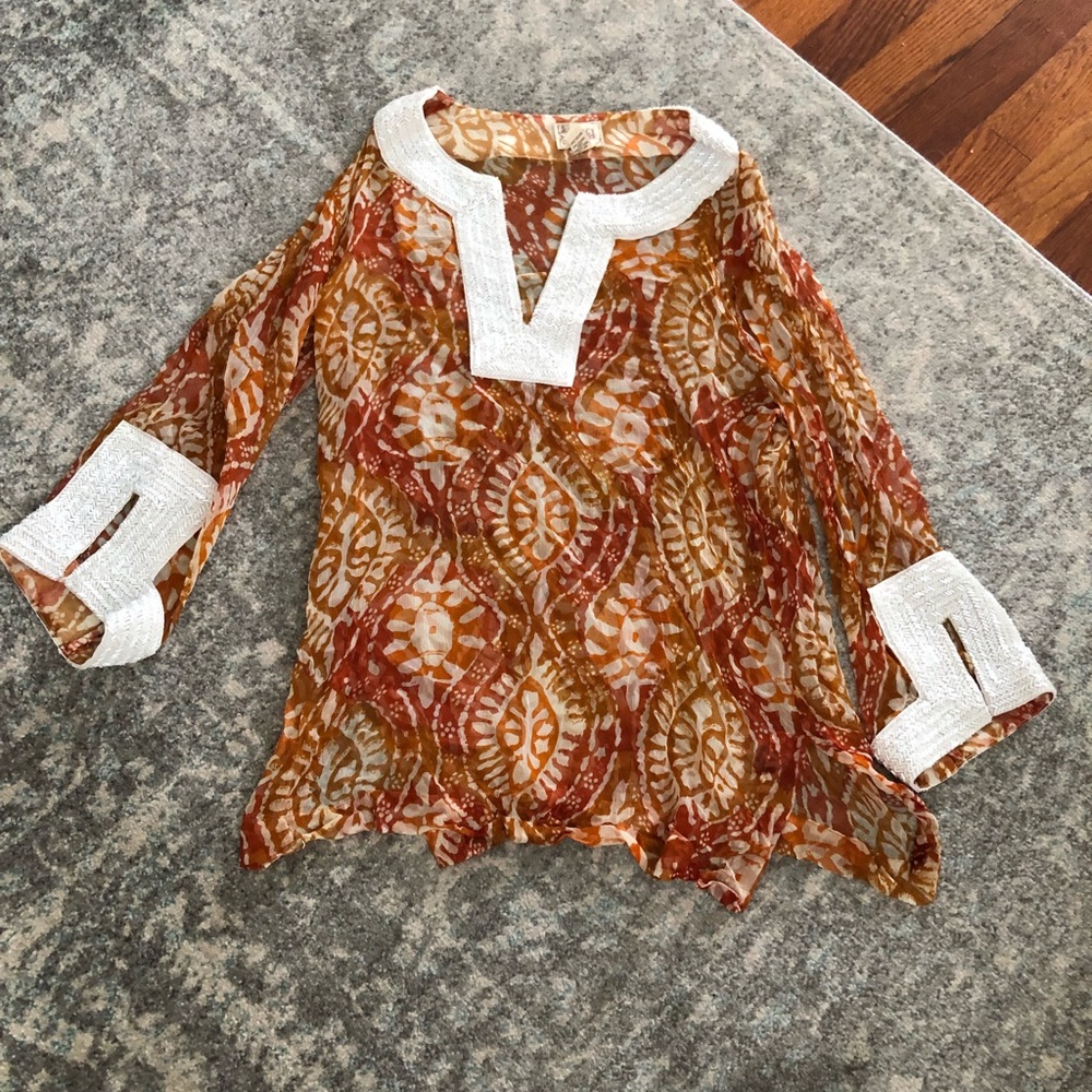 Tracy Porter Beaded Tunic. Size S. Exquisite!